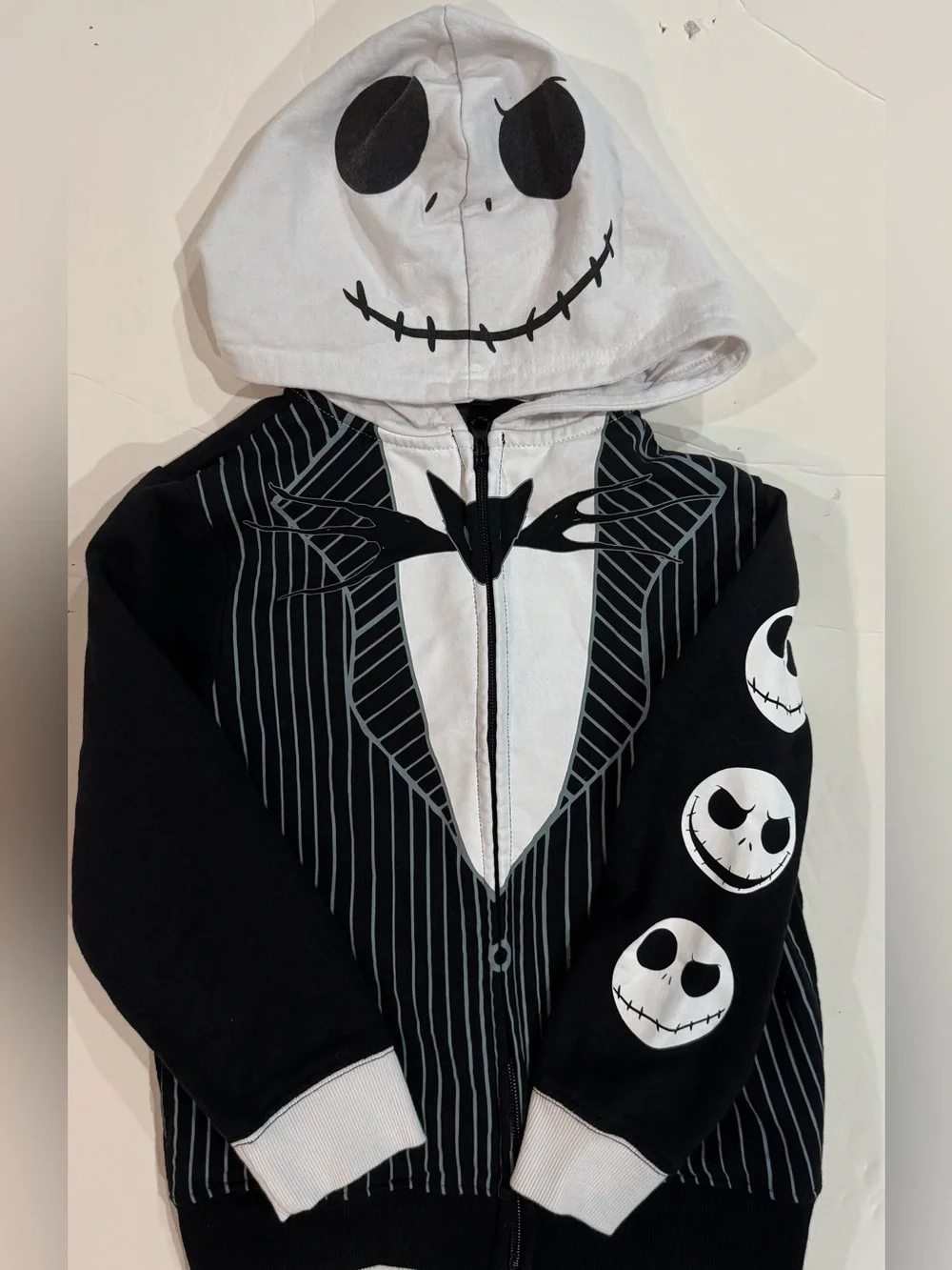 Disney Nightmare Before Christmas Jack Skellington Hoodie S 6/7